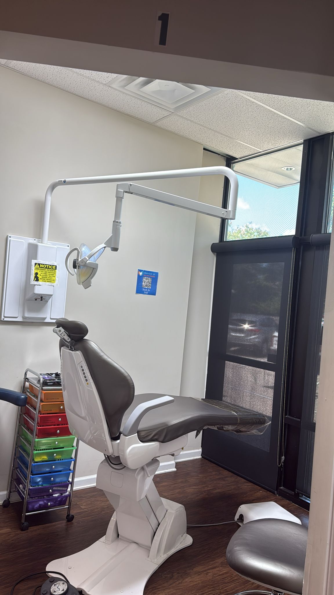 Treatment room at Todays Dental @ Saluda Pointe