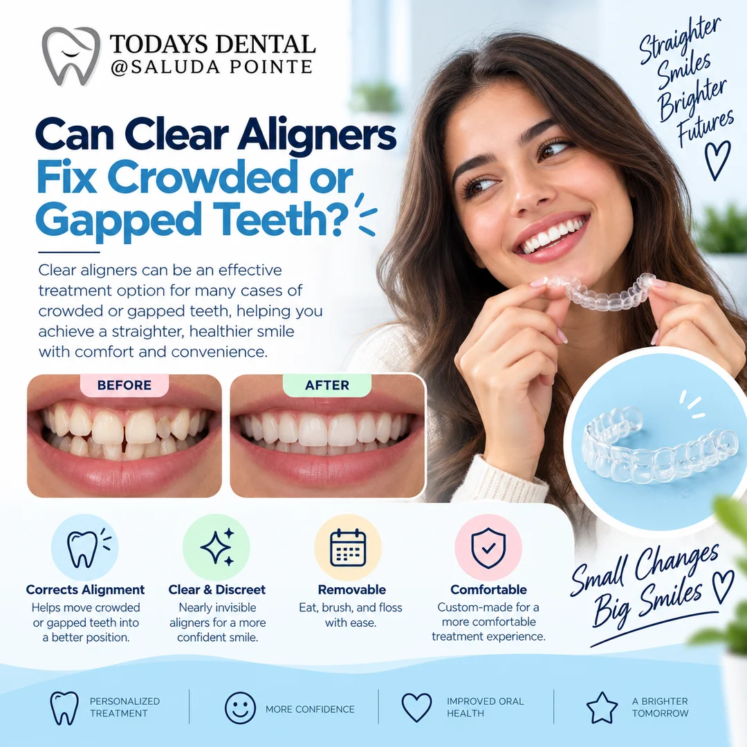 Can Clear Aligners Fix Crowded Or Gapped Teeth?